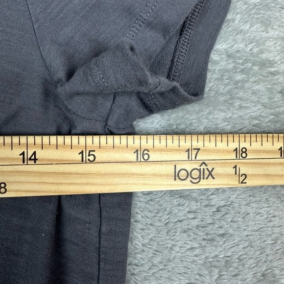 JAMES PERSE LOS ANGELES Gray T Shirt Knit Midi Dress Size 2 USA Made - Picture 5 of 7